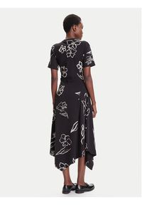 Desigual Sukienka codzienna Calma 25WWVK44 Czarny Regular Fit. Okazja: na co dzień. Kolor: czarny. Materiał: bawełna. Typ sukienki: proste. Styl: casual #4