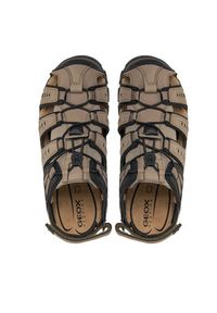 Geox Sandały Uomo Sandal Strada U4524C 000EK C6738 Brązowy. Kolor: brązowy