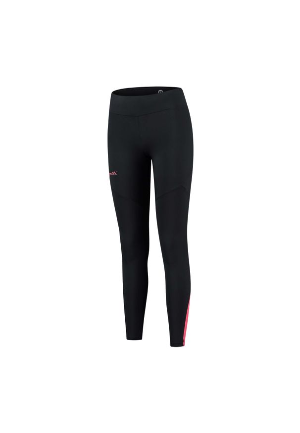 ROGELLI - Legginsy do biegania damskie Rogelli ENJOY z ociepleniem. Kolor: wielokolorowy, biały, różowy, czarny. Sport: bieganie