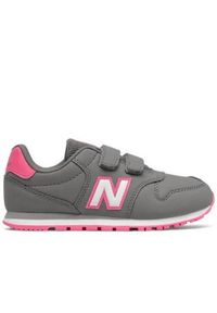 Buty do chodzenia dla dzieci New Balance 500. Zapięcie: sznurówki. Kolor: szary. Materiał: syntetyk, tkanina, materiał. Szerokość cholewki: normalna. Sport: turystyka piesza