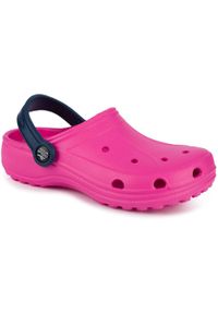 Aqua Speed - AQUA SPEED dziecięce klapki chodaki na basen różowe. Kolor: różowy. Styl: sportowy