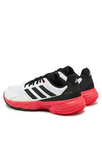 Adidas - adidas Buty do tenisa Courtjam Control 3 IH3092 Biały. Kolor: biały. Materiał: materiał. Sport: tenis #3