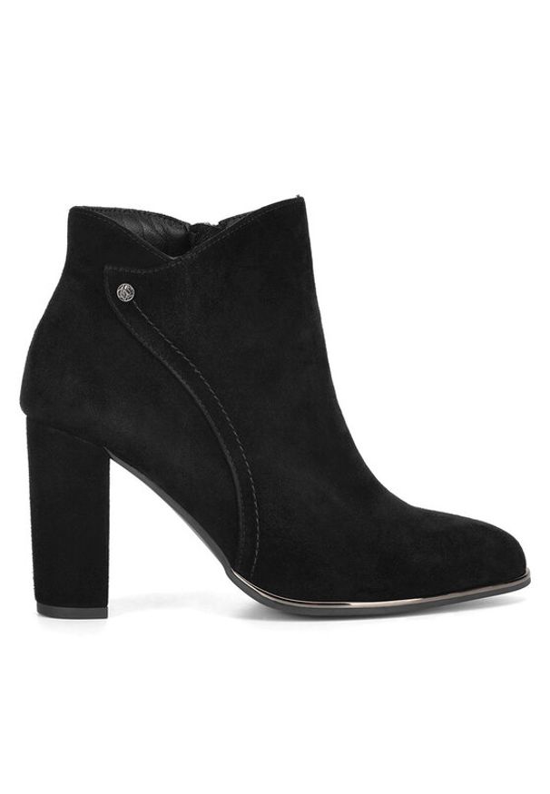 Lasocki Botki WYL3786-2Z Czarny. Kolor: czarny. Materiał: skóra, zamsz