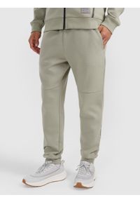 4f - 4F Spodnie dresowe joggery męskie - zielone XXL. Kolor: turkusowy. Materiał: dresówka #2