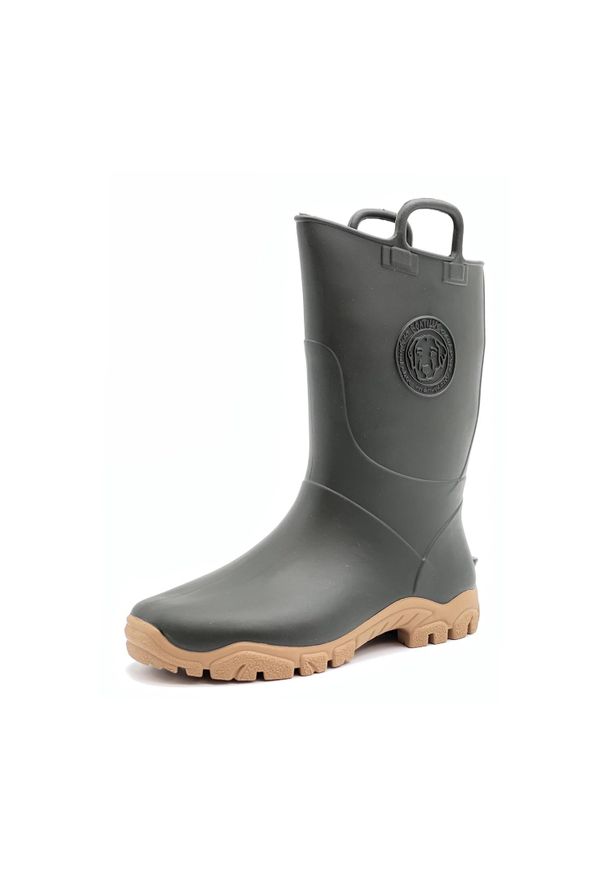 Boatilus - Kalosze dziecięce BOATILUS DUCKY SMELLY WELLY RAIN BOOT. Kolor: szary