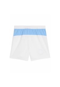 Puma - Młodzieżowe szorty Manchester City 25/26 PUMA White Team Light Blue. Kolor: biały, wielokolorowy, niebieski. Materiał: tkanina. Sport: piłka nożna