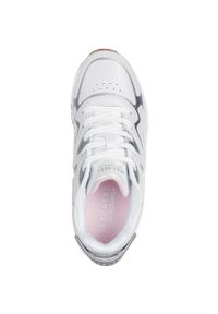 skechers - Adidasy Skechers Uno Gen1-wavy Shimmer, Dzieci. Okazja: na uczelnię. Kolor: biały. Materiał: syntetyk, materiał. Model: Skechers Sport. Sport: joga i pilates
