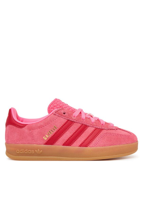Adidas - adidas Sneakersy Gazelle Indoor KJ2301 Różowy. Kolor: różowy. Materiał: zamsz, skóra. Model: Adidas Gazelle