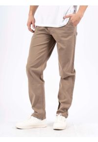 MARCUS - Męskie Spodnie Materiałowe Marcus Gerry Chino 6080 Golden Sand 16-200140. Materiał: materiał #1