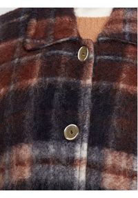 AMERICAN VINTAGE - American Vintage Płaszcz wełniany Geomark GEO17CH22 Granatowy Regular Fit. Kolor: niebieski. Materiał: wełna. Styl: vintage