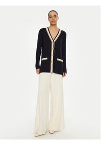 Luisa Spagnoli Kardigan Magistro 58593 Granatowy Regular Fit. Kolor: niebieski. Materiał: wełna #4