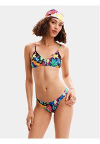 Desigual Dół od bikini Jungle 24SWMK11 Kolorowy. Materiał: syntetyk. Wzór: kolorowy