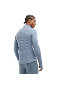 SIROKO - Męska lekka ocieplana kurtka treningowa Fitness Siroko Recharge. Kolor: niebieski. Materiał: materiał. Sezon: zima. Sport: fitness #2