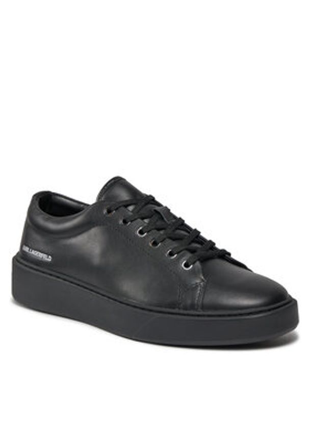 Karl Lagerfeld - KARL LAGERFELD Sneakersy KL53320A Czarny. Kolor: czarny. Materiał: skóra