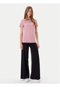 Guess T-Shirt O5RI01 KBBU1 Różowy Regular Fit. Kolor: różowy #5