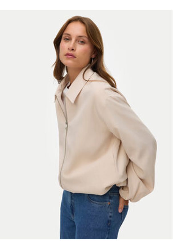 Vero Moda Kurtka przejściowa Nova 10339008 Beżowy Relaxed Fit. Kolor: beżowy. Materiał: syntetyk