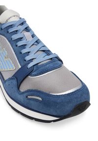 Emporio Armani Sneakersy X4X537 XN730 U551 Granatowy. Kolor: niebieski. Materiał: materiał #3
