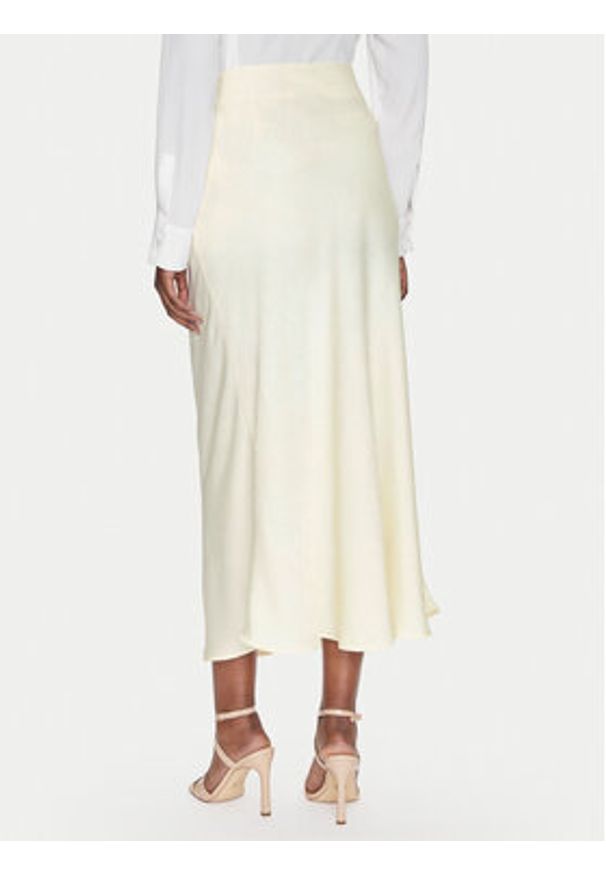Fransa Spódnica maxi 20615436 Écru Regular Fit. Materiał: syntetyk