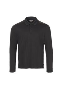 Koszulka polo z długim rękawem przeciwdziałająca promieniom UV Musto Evo Crew. Typ kołnierza: polo. Kolor: czarny. Materiał: skóra. Długość rękawa: długi rękaw. Długość: długie #1