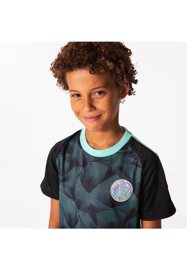 CHAMPIONS LEAGUE - Koszulka piłkarska dla dzieci Champions League. Kolor: czarny. Sport: piłka nożna