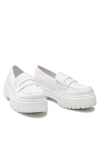DeeZee Loafersy H13123D-3 Biały. Kolor: biały. Materiał: skóra #5