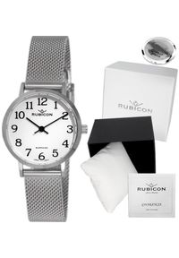 Zegarek Rubicon Zegarek damski RUBICON RNBD90 srebrny cyfry. Kolor: srebrny #1