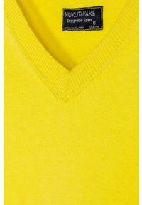 Mayoral - Sweter dziecięcy 128-172 cm. Kolor: żółty. Materiał: bawełna, dzianina, poliamid. Wzór: gładki #3