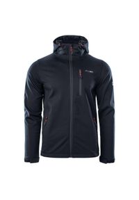 Elbrus - Kurtka Męska Ifaro Polartech Soft Shell. Kolor: wielokolorowy, szary, czarny. Materiał: softshell. Sport: turystyka piesza #1