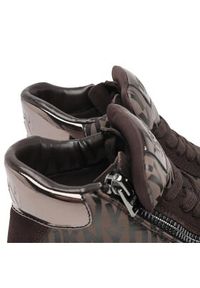 DKNY Sneakersy Cindell K2303992 Brązowy. Kolor: brązowy. Materiał: materiał #4