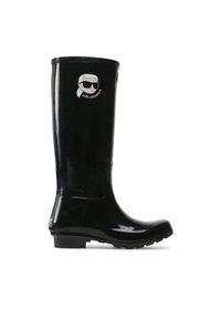 Karl Lagerfeld - KARL LAGERFELD Kalosze KL47090N Czarny. Kolor: czarny. Materiał: syntetyk #1