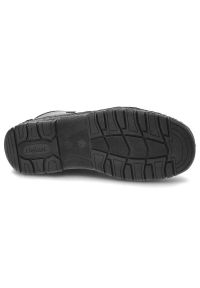 Czarne Ocieplane Futerkiem Trzewiki Męskie Rieker. Okazja: na co dzień. Zapięcie: sznurówki. Kolor: czarny. Materiał: futro. Styl: casual, klasyczny #6