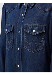Wrangler - WRANGLER DAMSKA SUKIENKA JEANSOWA WRANGLER BALLOONSLEEVE SHIRT DRESS RINSE 112350339. Materiał: jeans #3