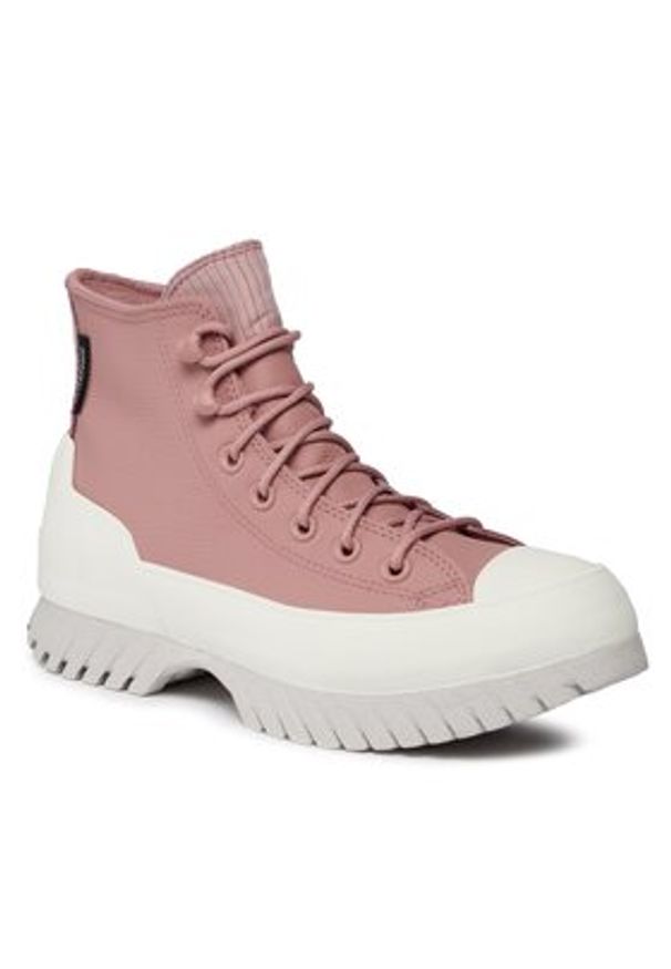 Converse Trzewiki Chuck Taylor A04635C Różowy. Kolor: różowy. Materiał: skóra