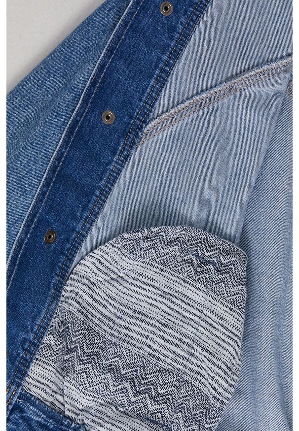 Pepe Jeans Kurtka jeansowa bawełniana Jacky przejściowa. Kolor: niebieski. Materiał: bawełna