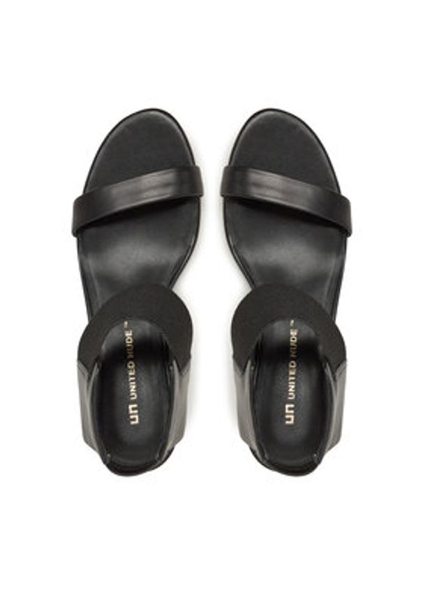 United Nude Sandały Raila Mid 1072756016 Czarny. Kolor: czarny. Materiał: skóra