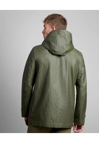 FAY - Zielona kurtka z kapturem. Typ kołnierza: kaptur. Kolor: zielony. Materiał: materiał #6