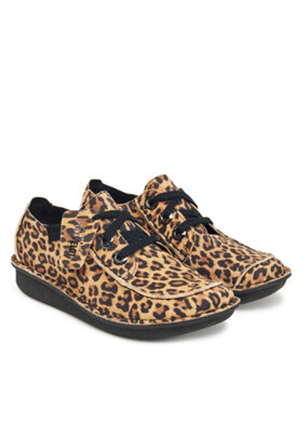Clarks Półbuty Funny Dream 26183040 Brązowy. Kolor: brązowy. Materiał: zamsz, skóra