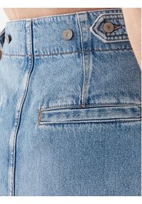 Polo Ralph Lauren Spódnica jeansowa 211903412001 Granatowy Regular Fit. Kolor: niebieski. Materiał: jeans, bawełna