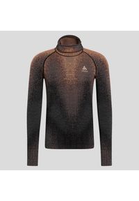 Bluza termoaktywna męska Odlo Blackcomb Eco BL Top Facemask LS. Kolor: brązowy. Sport: bieganie #1