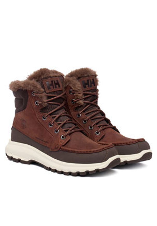 Helly Hansen Śniegowce Garibaldi V3 11422 740 Brązowy. Kolor: brązowy. Materiał: skóra, nubuk