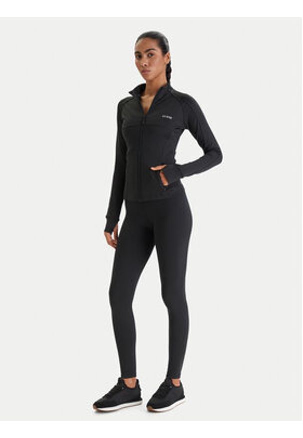 Guess Bluza V6RP15 KD952 Czarny Slim Fit. Kolor: czarny. Materiał: syntetyk