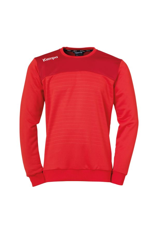 KEMPA - Bluza Kempa Emotion 2.0. Kolor: czerwony. Sport: fitness, piłka ręczna