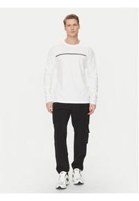 Jack & Jones - Jack&Jones Longsleeve Fusion 12273134 Biały Regular Fit. Kolor: biały. Materiał: bawełna. Długość rękawa: długi rękaw