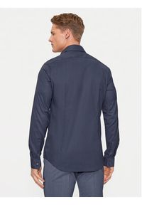 Calvin Klein Koszula K10K113182 Granatowy Slim Fit. Kolor: niebieski. Materiał: bawełna, syntetyk #5