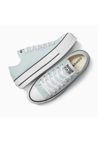 Adidasy Converse Chuck Taylor All Star Lift Platform Polka, Dla obu płci. Kolor: niebieski. Materiał: materiał. Obcas: na platformie. Model: Converse All Star #2