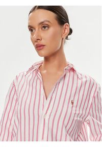 Polo Ralph Lauren Koszula 211936579001 Różowy Regular Fit. Typ kołnierza: polo. Kolor: różowy. Materiał: bawełna #3