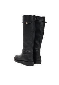 Pollini Oficerki SA26083G0NTD0000 Czarny. Kolor: czarny. Materiał: skóra #5