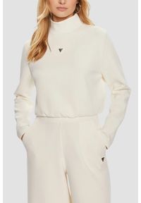 Guess - GUESS Bluza damska w kolorze ecru Olympe. Kolor: beżowy