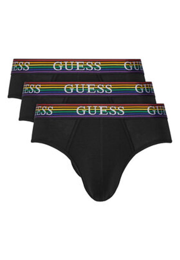 Guess Komplet slipów U6GG30 KCD31 Czarny. Kolor: czarny. Materiał: syntetyk