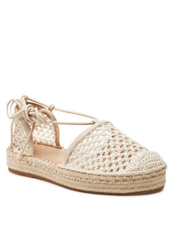 Aldo Espadryle Picot 13573899 Beżowy. Kolor: beżowy. Materiał: materiał